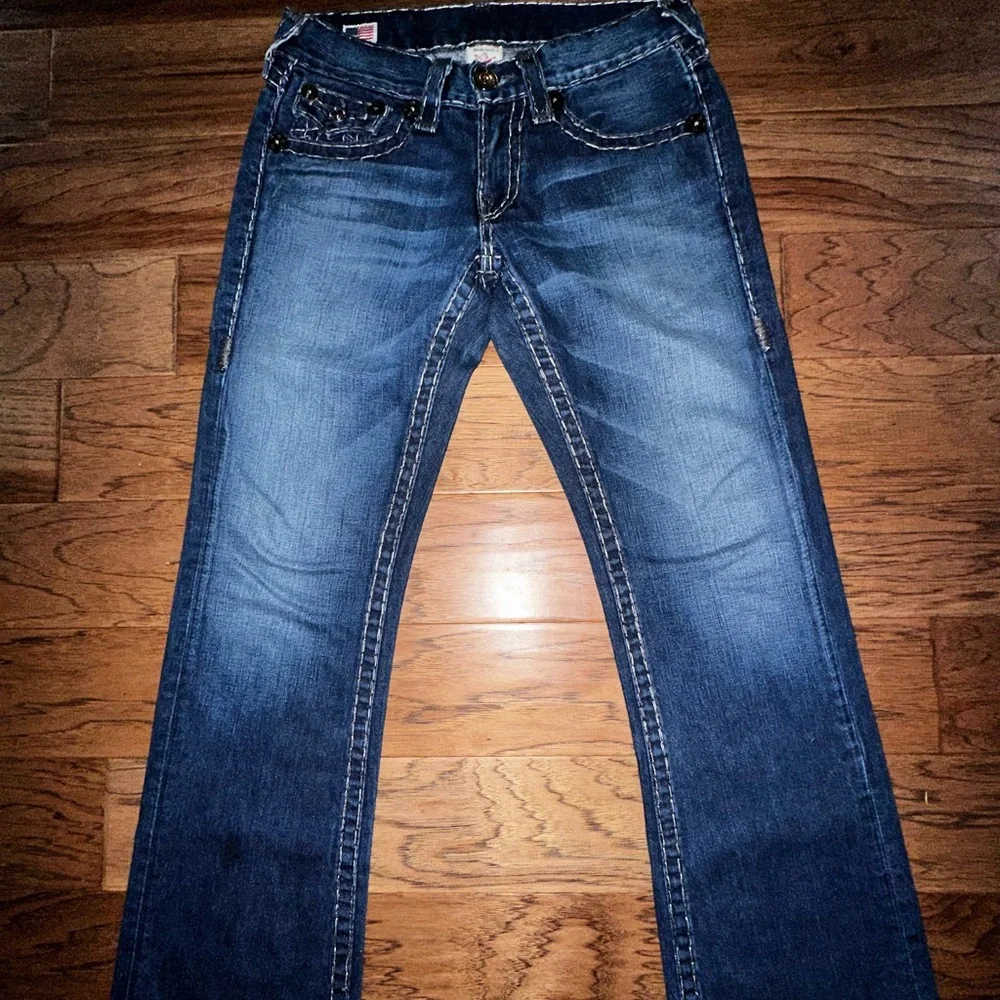 True Religion Dark Blue Bootcut Jeans